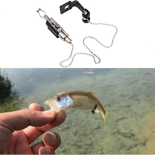 Outdoor Fishing Alarm Bite Swinger Signal Indicator Fish Tackle Tools Stainless Steel Receiver Fishing Gear Accessories