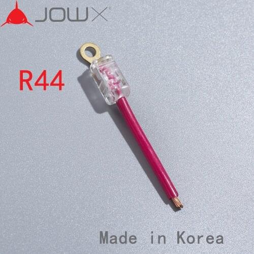 R44 100PCS 14-13AWG 2.5mm2 Non-stripped Cable Conductor Wire Connectors Quick Splice Crimp O Type Insulation RingTerminals