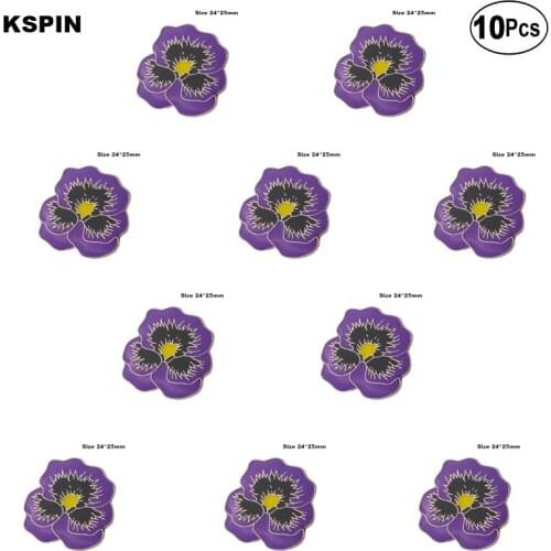 Purpie Poppy Flower Badge Lapel Pin Flag badge Brooch Pins Badges 10Pcs a Lot