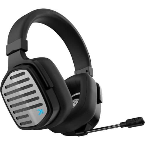 XIBERIA G02 Wireless/Wired Gaming Headset Noise Reduction Over-Ear Headphones with Mic Bass Surround Soft Earmuffs for Game