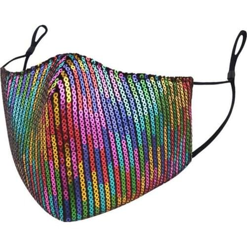 Colorful Face Masks For Women Protec Washable Mouth Mask Mascaras Para La Boca Faced Shield Mascsrillas Party Decor Gift