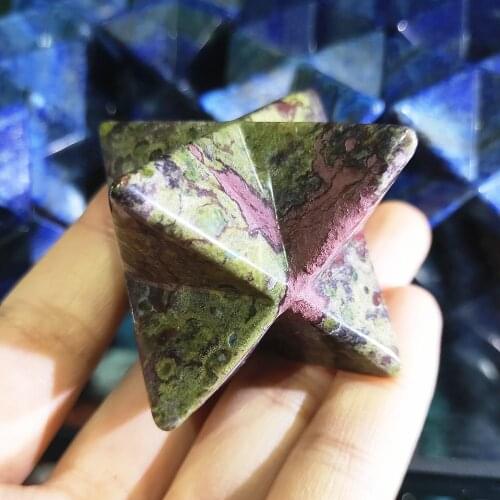 100g Natural dragon blood stone crystal quartz Merkaba Stars Gemstone Merkabah Energy Minerals Healing