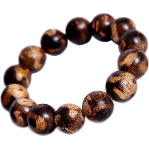 16mm DAOJIA Eaglewood Beads Tibetan Buddhism Amulet Bracelet