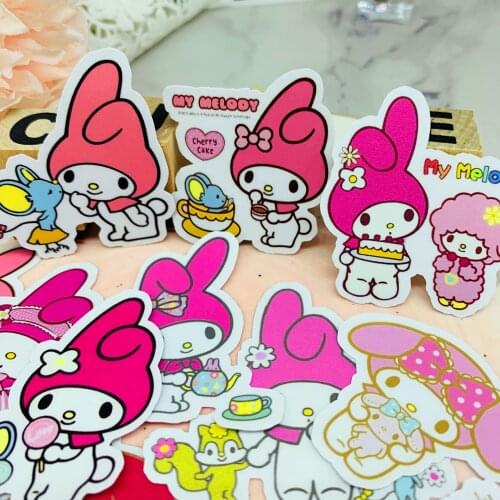 22 pcs Cute stationery sticker retro kawaii sticker child sticker DIY diary clip art photo
