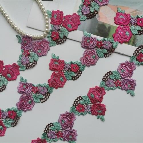 3Yards/Lot Vintage Venice Embroidered Lace Trim,Venise Embroidery Lace Ribbon