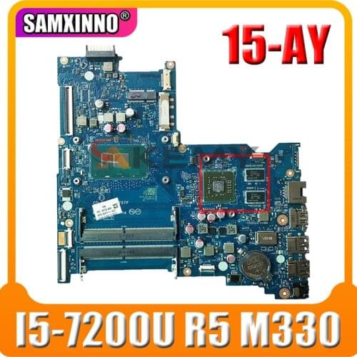 Akemy MainBoard For HP Pavilion 15-AY 903791-601 903791-001 With I5-7200U CPU LA-D707P DDR4 R5 M330 2GB Laptop Motherboard
