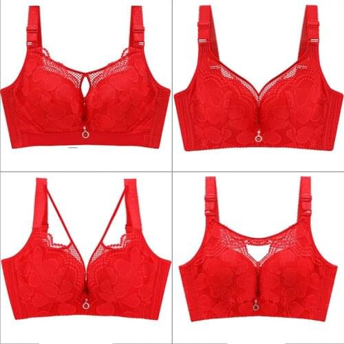 Large Size Lace Sexy Bra Lingerie Bra Women Top quality Underwear Breast Cover E Cup Bralette
