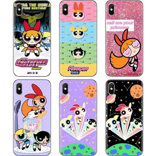 Lovely-Powerpuff-C-Girls Case For Huawei Nova 2 2i 3 3i Y3 Y5 Y6 Y7 Y9 Prime 2015 2016 2017 2018 2019