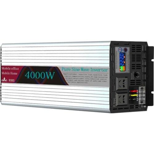 Finishing Set high power battery charger AC inverter 4000w 8000w puer sine wave inverter 4kw