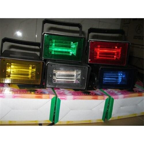 20pcs/lot Hot sell mini flash light 110V 220V powerful white stroboscope flash lamp with US EU plug strobe light