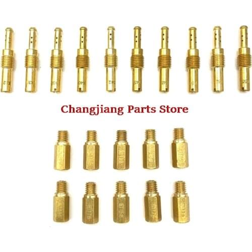 New 20pcs Carburetor Main Jet Kit Set Slow/Pilot Jet & Main Jet For PWK Keihin OKO CVK PE Carburetor