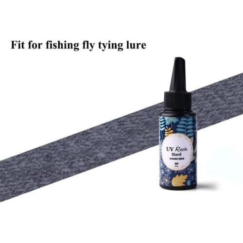 UV Clear Finish Glue Fishing Lure Tool UV Glue Fly Tying Quick Drying Glue Fly Fishing 10/15/25/60g Fishing Tool
