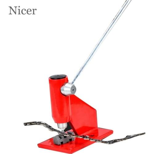 Desktop Chain Saw Chain Breaker Machine Steel Manual Chain Remover Multifunctional Tool Chain Removal Equipment with Connector