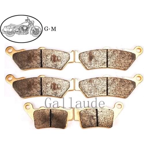 Front / Rear Brake Pads Sintered Type For CF MOTO 650NK 650TR 650TK 650MT 400NK 400GT 2014-2018 F650CS/GS/ST G650GS F700/F800GS