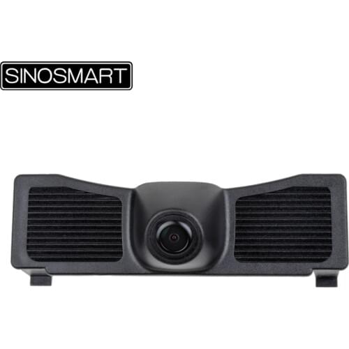 SINOSMART High Quality Car Front View Special Parking Camera for Toyota Land Cruiser Firm Installation LC200 2018 Under Car Logo