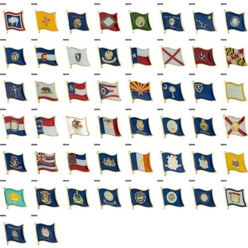 U.S.A Arizona State Natinal Lapel Pins Flag Lapel Pins Country Flag Badge Flag Badge Brooch