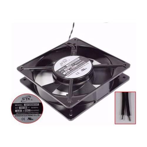 STK SA12025S1HT AC 110/120V 0.20A 120x120x25mm 2-Wire Server Cooling Fan