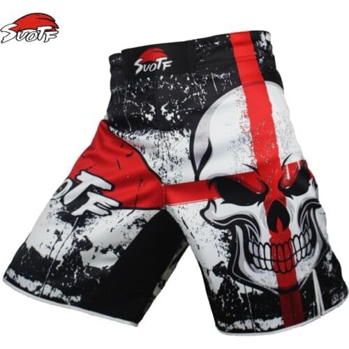 SUOTF The new training Muay Thai fighting fitness Combat sports pants Tiger Muay Thai boxing clothing shorts mma pretorian boxeo