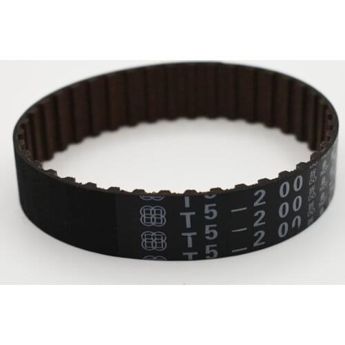T5 Type Trapezoid Closed Loop Timing Belt 240/245/250/255/260-280/290/295/300mm Length 10-50mm Width 5mm Pitch Synchronous Belt