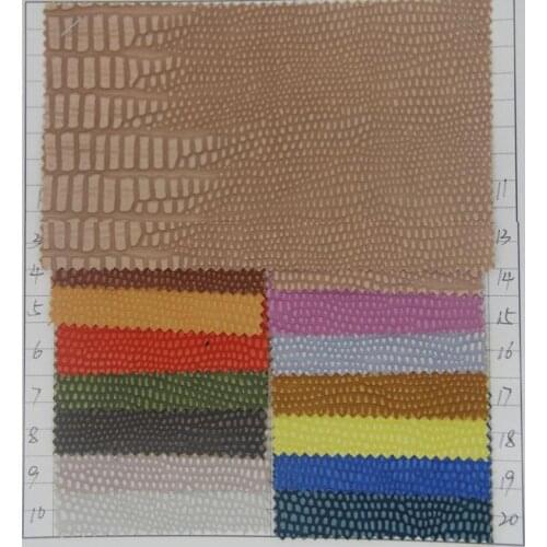 Lizard grain leather lizard grain synthetic PVC leather waterproof leather material decoraion material wholesale
