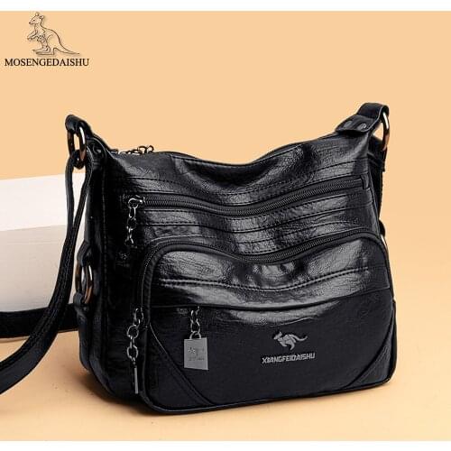 Fashion Letter Designer Ladies Shoulder Bag High Quality PU Leather Womens Bags Luxury Design Women Messenger Bags Bolso Mujer