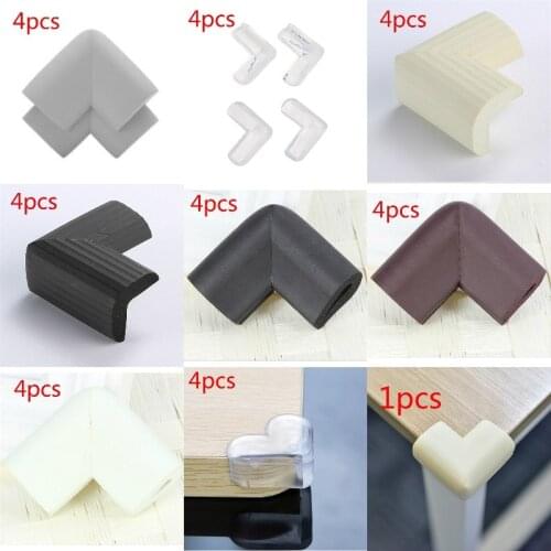 1pcs/4pcs Silicone Children Baby Safety Protector Furniture Corner Guards Table Protection Cover Anticollision Edge Guards Home