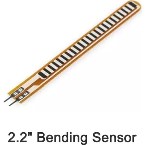 2.2" Bending Sensor Flex Sensor For Robotic Arm Power Glove For Arduino