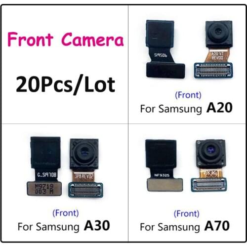 20Pcs/Lot，Front Small Facing Camera Module Flex Cable Replacement Repair Part For Samsung Galaxy A20 A30 A70