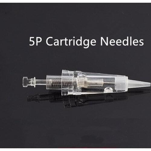30pcs Tattoo Needles 5P Cartridges Disposable Sterilized Permanent Makeup Needles for Tattoo Eyebrow lips Machine