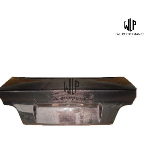 E36 High Quality Carbon Fiber Rear Trunk Hood Bonnets Covers Car Styling For BMW 3 Series E36 4 Doors Original factory Body Kit