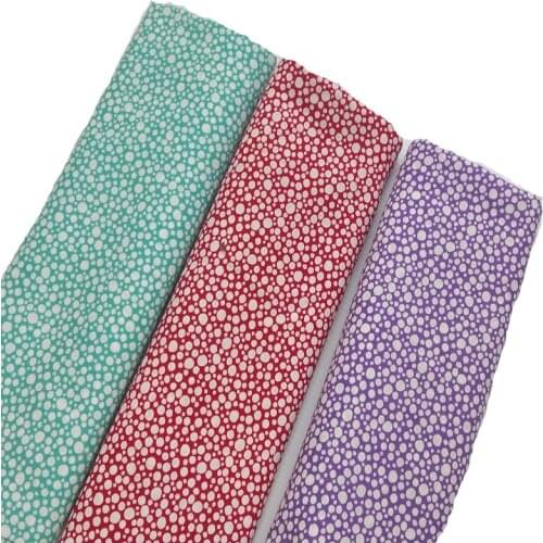 Brand New Bubbles Printed Cotton Fabric 50x105cm Floral Fabric Patchwork for Cloth Dress Party Home Decoration