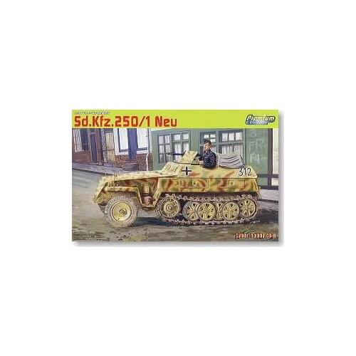 1/35 scale model Dragon 6427 Sd.Kfz.250 / 1 Neu Light semi-track armored vehicle