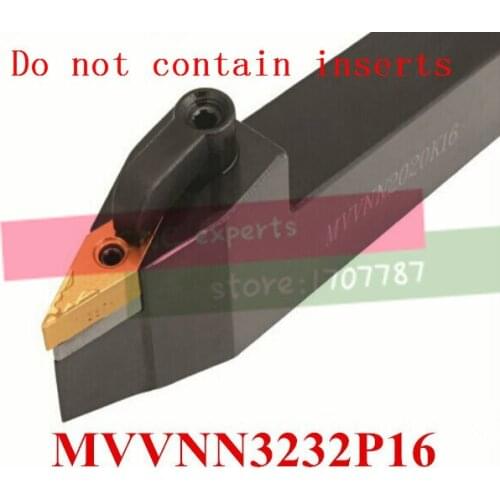 MVVNN3232P16 W-Type CNC Turning Lathe Machine Tools Lathe Cutting Tools External Turning Tool Holder 32*32*170mm