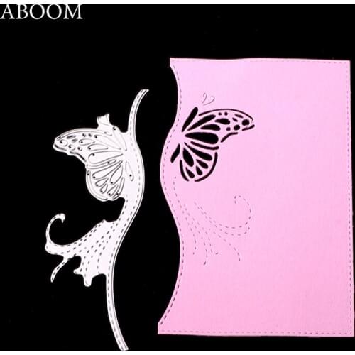 ABOOM Animal Butterfly Dies Scrapbooking Metal Cutting Background Metal Cutting Dies Scrapbooking Die Cut Paper Card Making