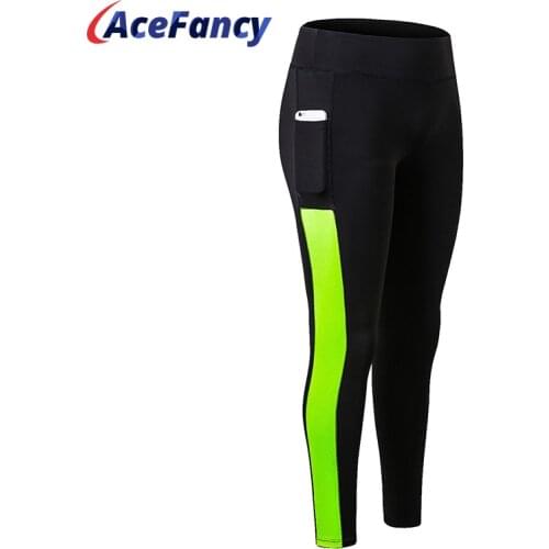 Acefancy Sport leggings High Waist Women Yoga Pants Sportswear Flexible Yoga Leggings Tight 62506 Training Gym Wear Women