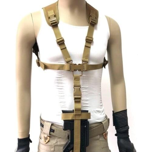 Tactical P90 Rifle Sling Strap Adjustable Quick Release Gun Lanyard Shoulder Strap Hunting Airsoft Paintball Vest Safety Rope