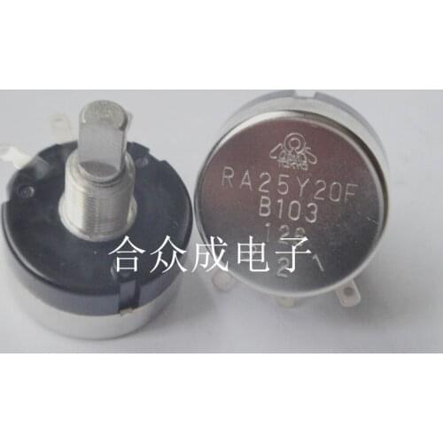 TOCOS imported genuine RA25Y20FB103 10K semi-shaft single winding wire potentiometer switch