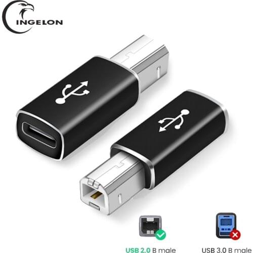 Type-c Conversion USB To Piano Electronic Drum Printer Interface Square Adapter Female To MIDI For Midi Keyboard Electric Piano