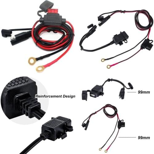 Motorcycle Waterproof USB Cable Adaptor USB Charger 2.1A Fast Charging For Phone GPS Tablets Motorbike Accessories