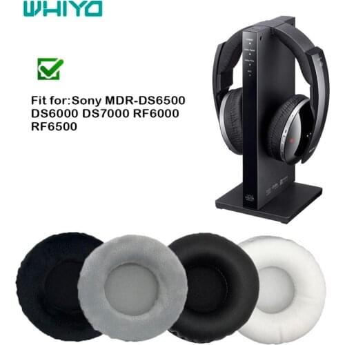 WHIYO Replacement Ear Pads for Sony MDR-DS6500 MDR-DS6000 MDR-DS7000 MDR-RF6000 MDR-RF6500 Headphone Cushion Pillow