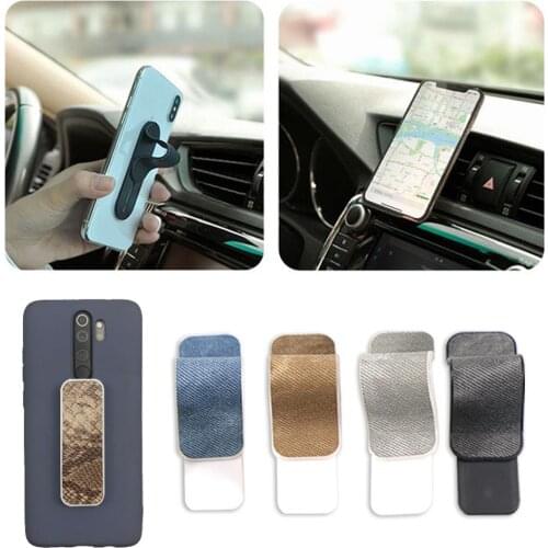 2PCS 3-in-1 Folding Phone Stand Push-pull Phone Holder Portable Stand Car Foldable Bracket Holder Washable Push-pull Ring