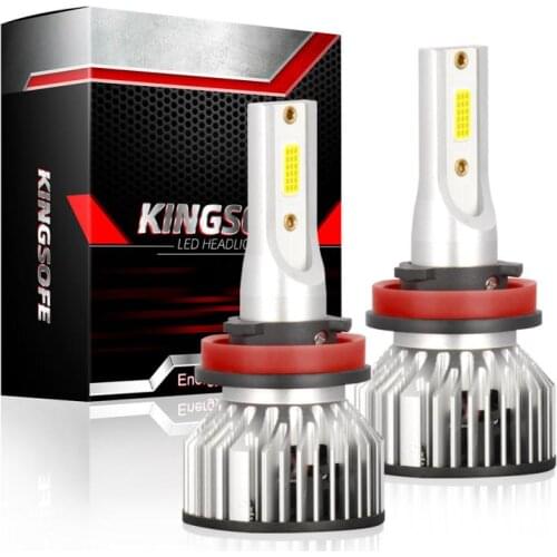 F2A-LED Car Headlights H8 H9 H11 2Pcs Car Headlight Bulbs LED Lamp H4 H7 H11 H8 H9 9006 HB4 H1 9005 HB3 12000LM A