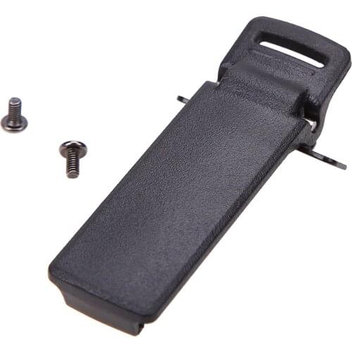 2Pcs Belt Clips Screws Walkie Talkie Spare Part Back Belt Clip for Baofeng 2-way Radio UV5R