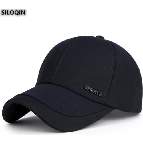 SILOQIN Snapback Cap Spring Autumn New Fashion Cotton Baseball Cap For Mens Adjustable Size Leisure Sports brands Hat casquette