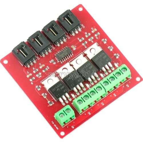 Four Channel 4 Route MOSFET Button IRF540 V2.0+ MOSFET Switch Module Arduino