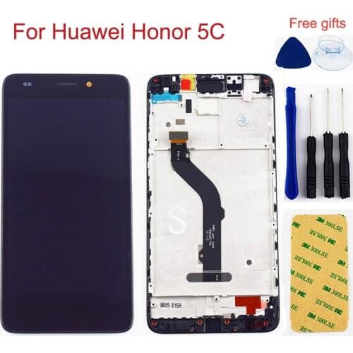 For Huawei Honor 5C LCD Display NEM-TL00H NEM-UL10 NEM-L22 NMO-L23 NEM-L51 Monitor Touch Screen Digitizer Panel Assembly + Frame