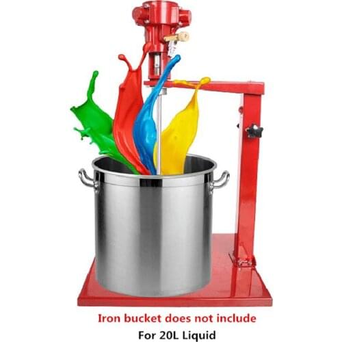 DS3-5S Pneumatic Paint Mixer Air Agitator Blender Stirrer Ink Mixing Machine 20L Brand new RH