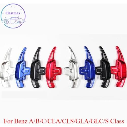DSG For Mercedes Benz A/B/C/CLA/CLS/GLA/GLC/G/S/V Class 2015-2021 Aluminum Alloy Steering Wheel Shift Paddle Shifters Extension