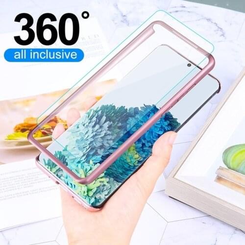 360 Full Body Cover for VIVO Y91C Y71i Y66 Y67 Y69 Y81S Y85 Y93S Y95 Glass Double Cover VIVO V17 NEO Y20i V11i V9 V5 Lite Bumper