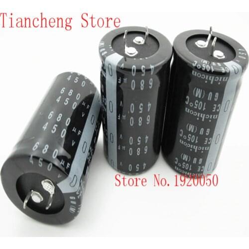 Stock hard feet electrolytic capacitor 450v680uf 680uf450v volume: 35x50